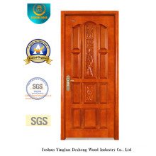 Solid Wood Door for North America with Carving (DS-6010)